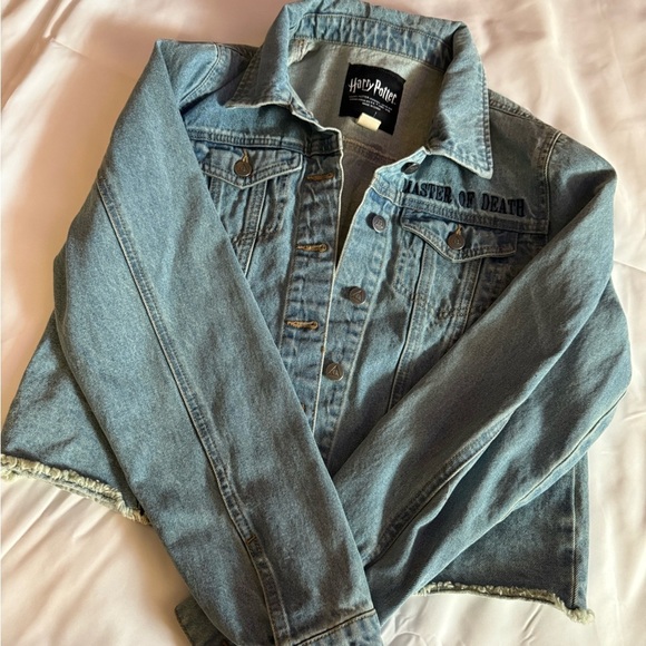 Warner Bros. Jackets & Blazers - Warner Bros. Blue Denim Jacket with Harry Potter Design